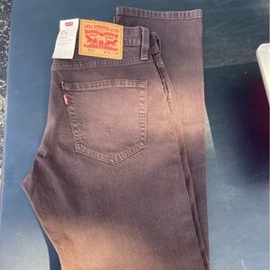 Levi's Men's 511 Jeans in Dark Brown, 31 X 34, new!